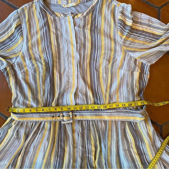 Wayward Fancies Eshakti Striped Chiffon Women’s Maxi Dress Pockets Wedding 4X - Picture 9 of 9